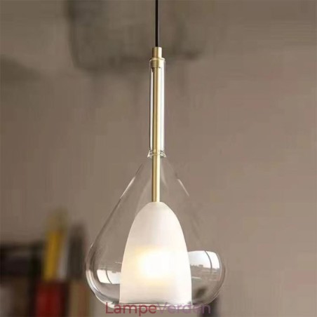 Pendel Moderne Minimalistisk Dobbelt Glas Loftslamper Pendel Moderne Minimalistisk Dobbelt Glas Loftslamper