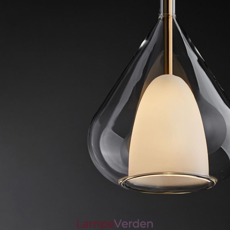 Pendel Moderne Minimalistisk Dobbelt Glas Loftslamper