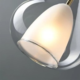 Pendel Moderne Minimalistisk Dobbelt Glas Loftslamper