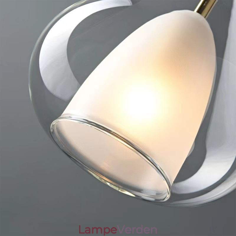 Pendel Moderne Minimalistisk Dobbelt Glas Loftslamper
