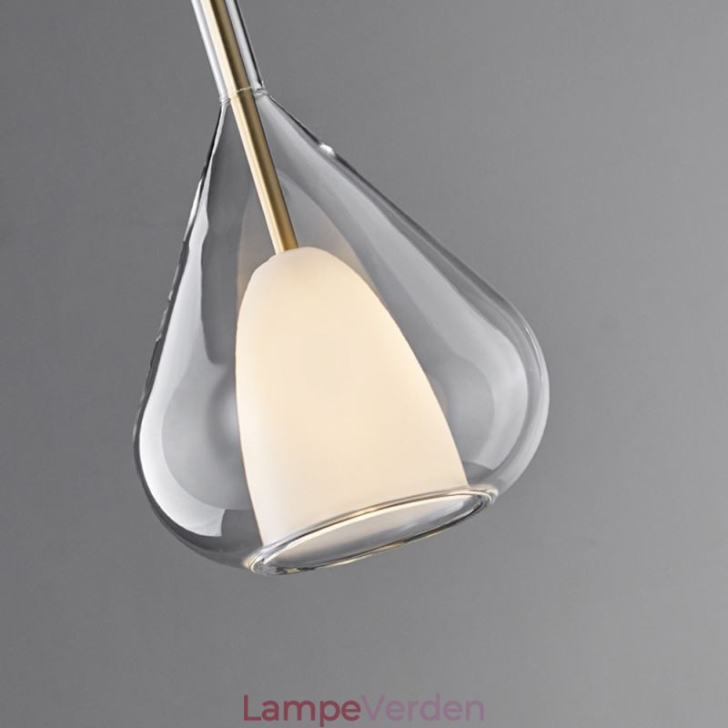 Pendel Moderne Minimalistisk Dobbelt Glas Loftslamper
