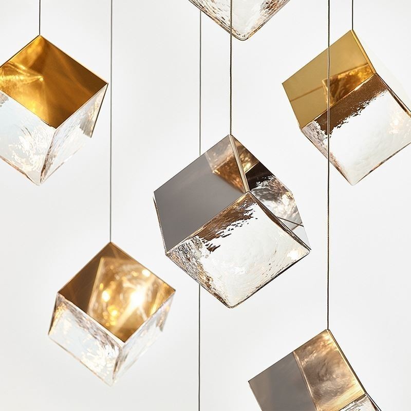 Creative Glas Pendel Light Pavilion Loftslamper