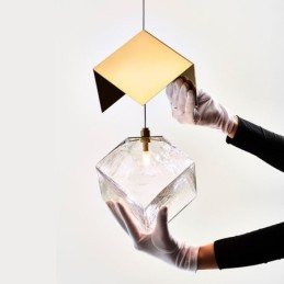 Creative Glas Pendel Light Pavilion Loftslamper