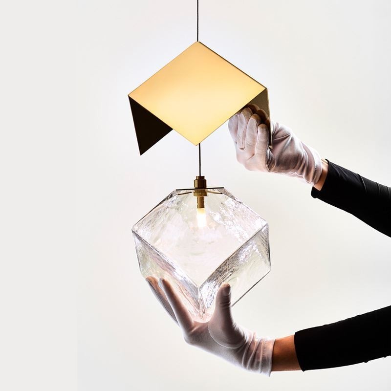 Creative Glas Pendel Light Pavilion Loftslamper