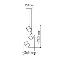 Creative Glas Pendel Light Pavilion Loftslamper