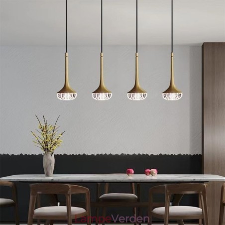 Moderne glas pendant lys smedejern glas loftslampe Moderne glas pendant lys smedejern glas loftslampe