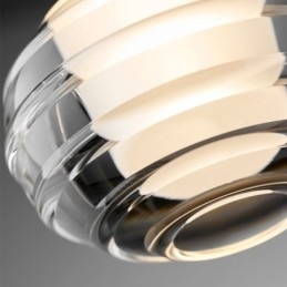 Enkelt glas pendler sort dekorative loftslamper