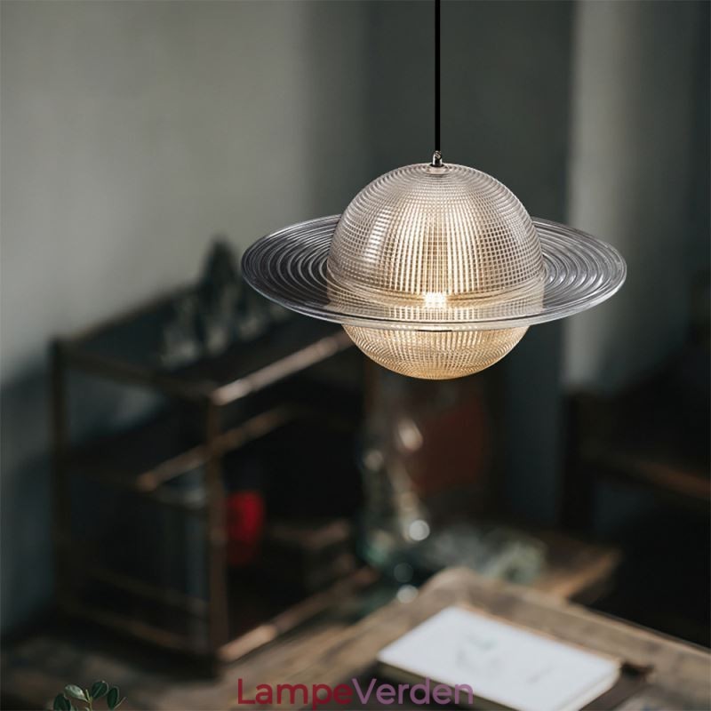 Moderne glas pendant lys form loftslampe