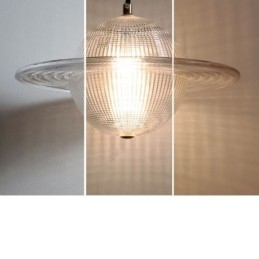 Moderne glas pendant lys form loftslampe