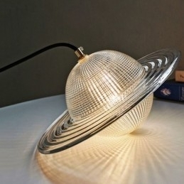 Moderne glas pendant lys form loftslampe