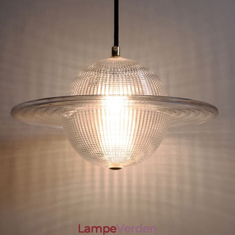 Moderne glas pendant lys form loftslampe