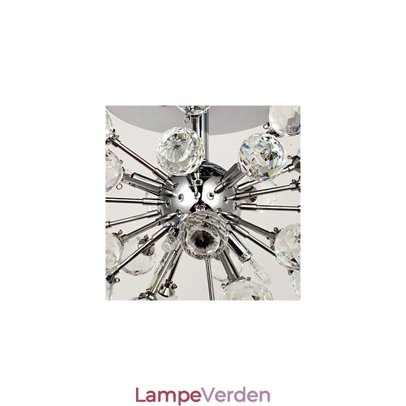 Moderne moderne krystal mini stil krom metal lysekrone Flush Mount