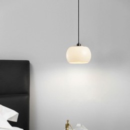 Moderne Glas Pendel Light Pumpkin Design Pendel Lampe
