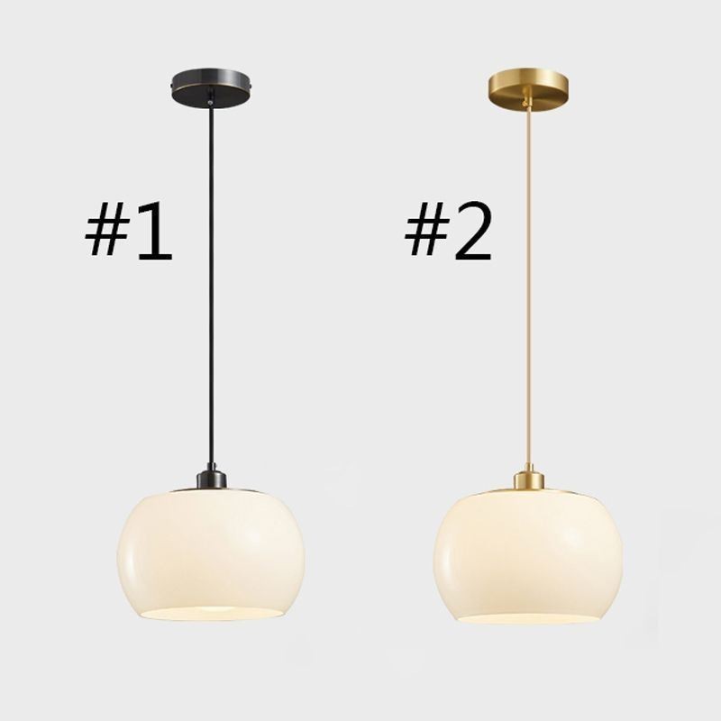 Moderne Glas Pendel Light Pumpkin Design Pendel Lampe