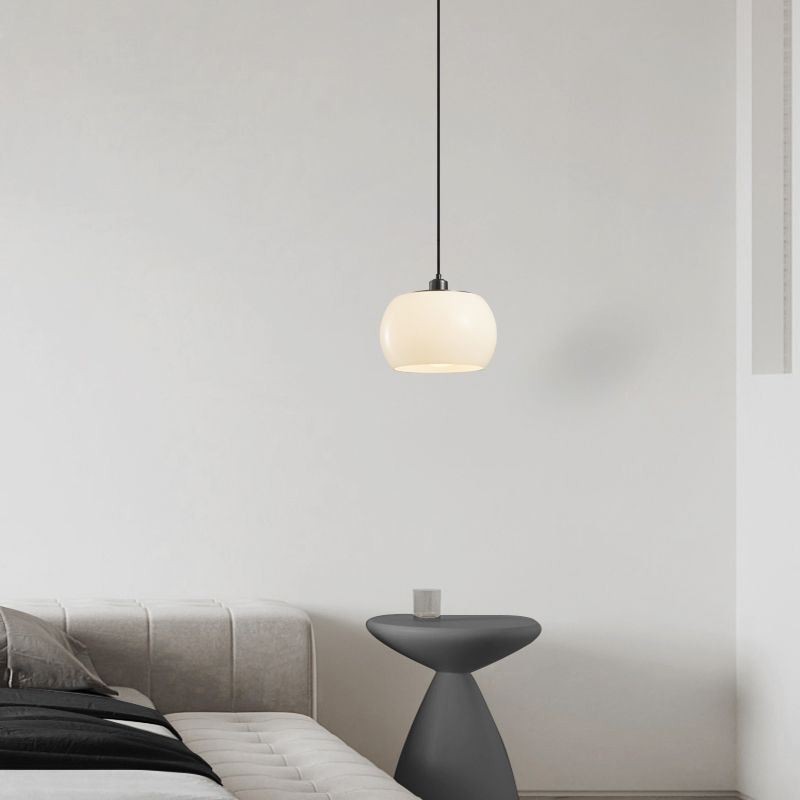 Moderne Glas Pendel Light Pumpkin Design Pendel Lampe