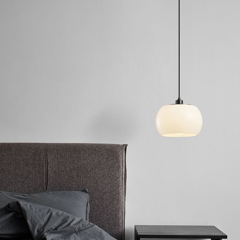 Moderne Glas Pendel Light Pumpkin Design Pendel Lampe