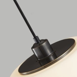 Moderne Glas Pendel Light Pumpkin Design Pendel Lampe