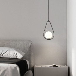Moderne Globe Pendel Glas Vanddråbe Pendel Lampe