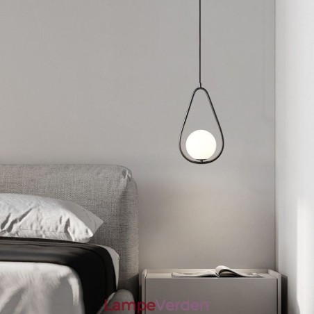 Moderne Globe Pendel Glas Vanddråbe Pendel Lampe Moderne Globe Pendel Glas Vanddråbe Pendel Lampe