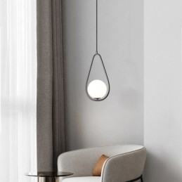 Moderne Globe Pendel Glas Vanddråbe Pendel Lampe