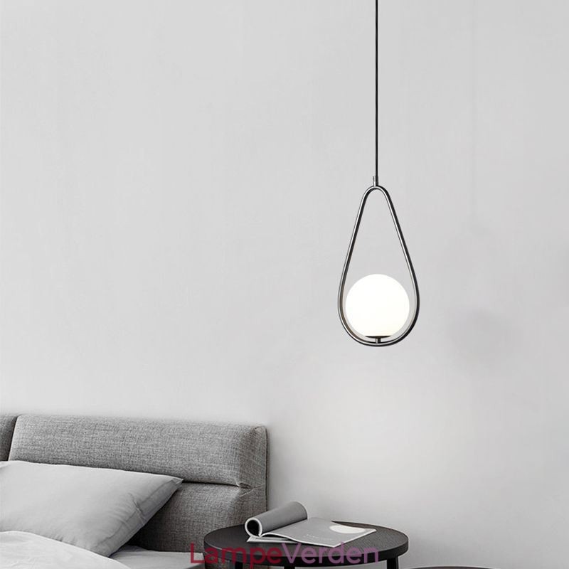Moderne Globe Pendel Glas Vanddråbe Pendel Lampe