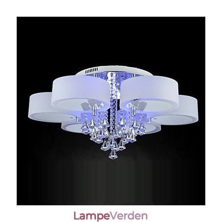 Fjernbetjening Flush Mount Crystal Inkluderet Modern Contemporary Fjernbetjening Flush Mount Crystal Inkluderet Modern Contemporary