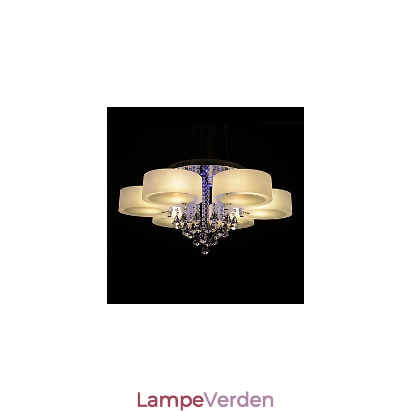 Fjernbetjening Flush Mount Crystal Inkluderet Modern Contemporary