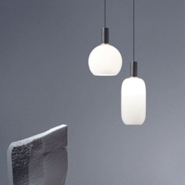 Moderne simpelt pendellampe i glas