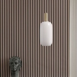 Moderne simpelt pendellampe i glas