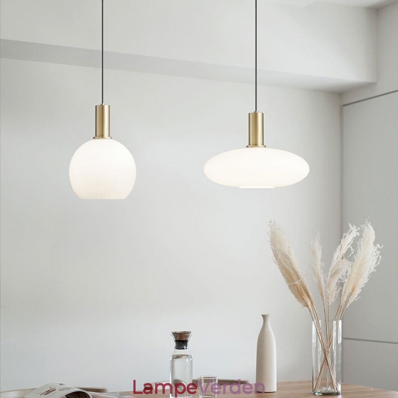Moderne simpelt pendellampe i glas