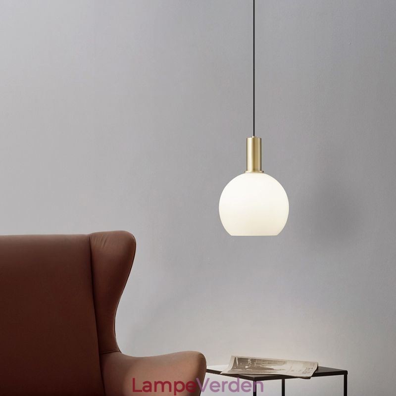 Moderne simpelt pendellampe i glas