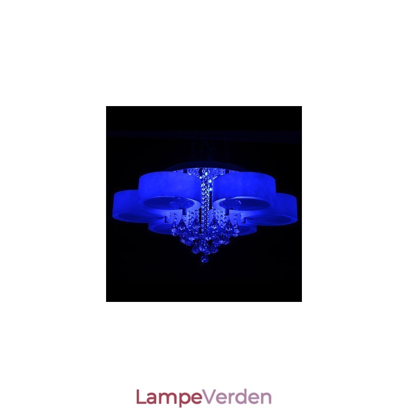 Fjernbetjening Flush Mount Crystal Inkluderet Modern Contemporary