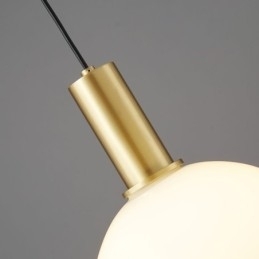 Moderne simpelt pendellampe i glas