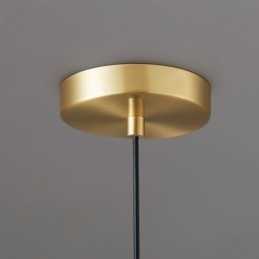 Moderne simpelt pendellampe i glas