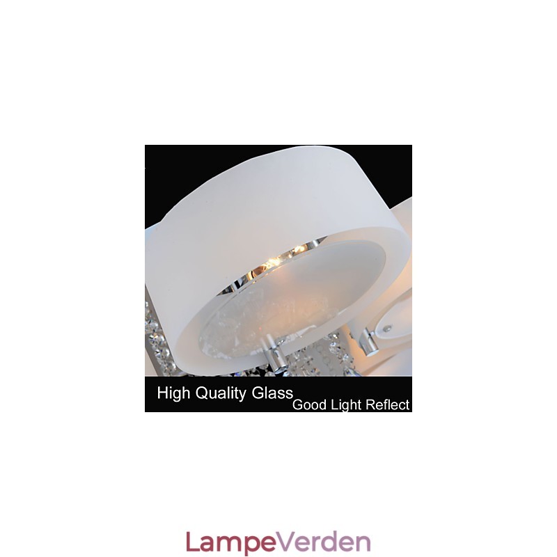 Fjernbetjening Flush Mount Crystal Inkluderet Modern Contemporary