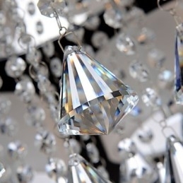 Fjernbetjening Flush Mount Crystal Inkluderet Modern Contemporary