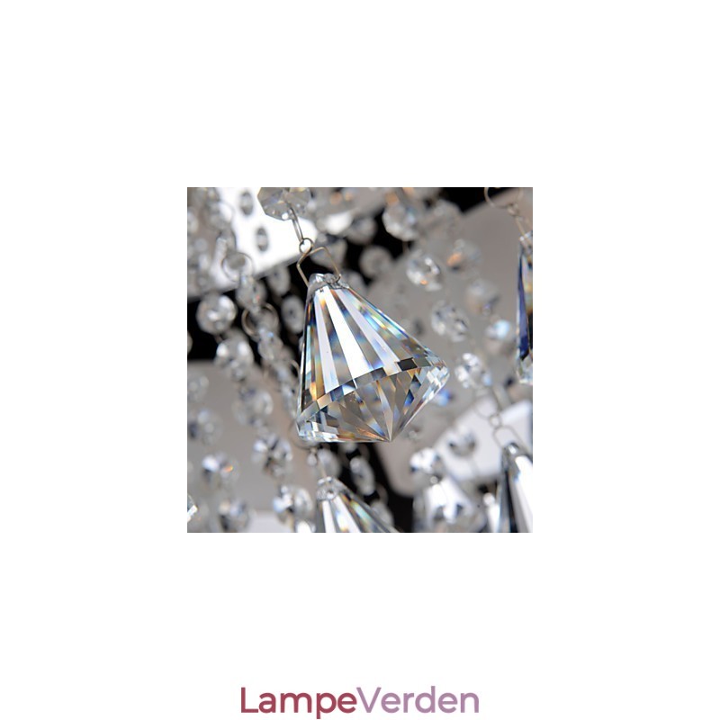Fjernbetjening Flush Mount Crystal Inkluderet Modern Contemporary