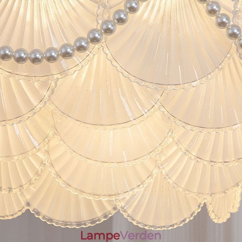 Europæisk glas pendel Elegant kammusling hængende lys