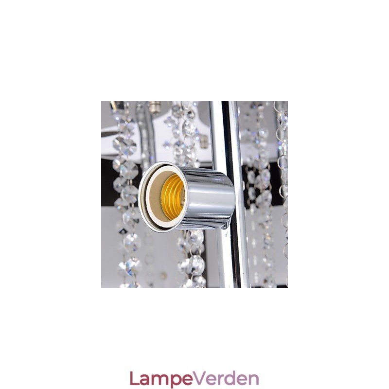 Fjernbetjening Flush Mount Crystal Inkluderet Modern Contemporary