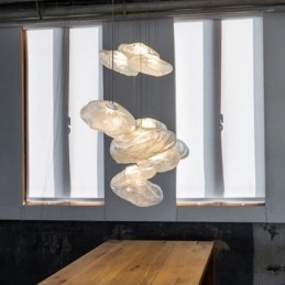 Creative Nordic Pendel Light Glass Chandelier Art Hanging Light