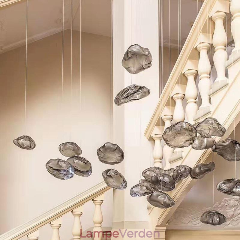 Creative Nordic Pendel Light Glass Chandelier Art Hanging Light