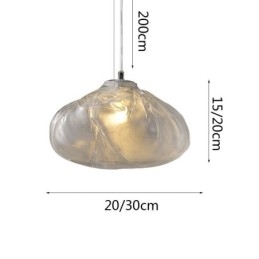 Creative Nordic Pendel Light Glass Chandelier Art Hanging Light