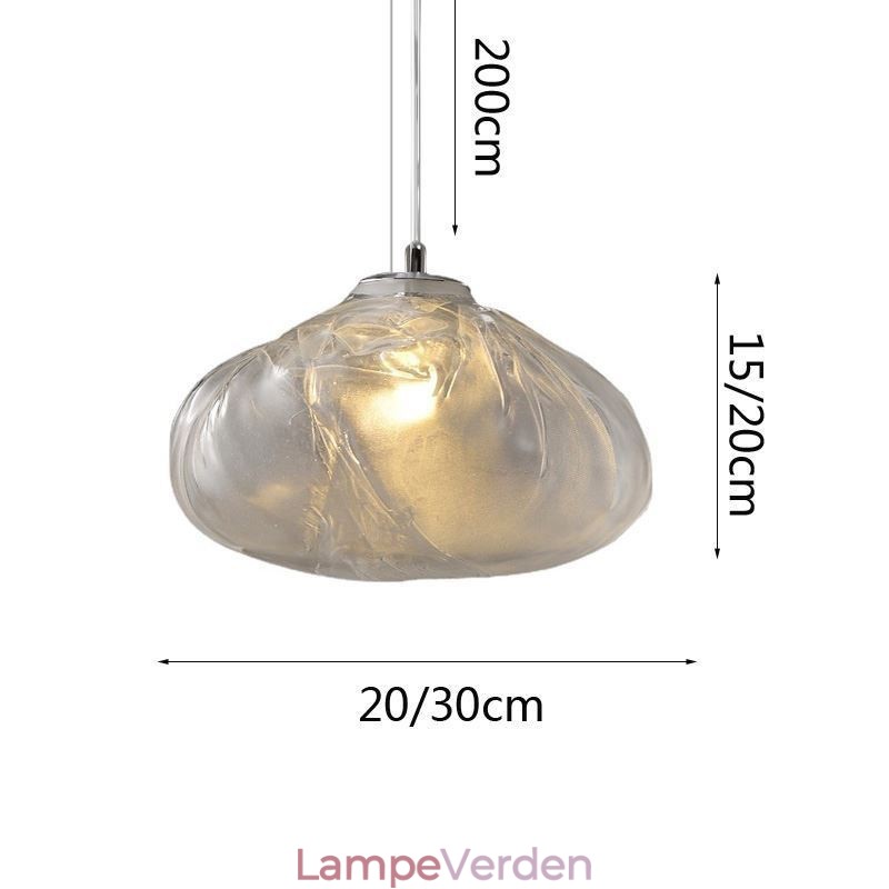 Creative Nordic Pendel Light Glass Chandelier Art Hanging Light