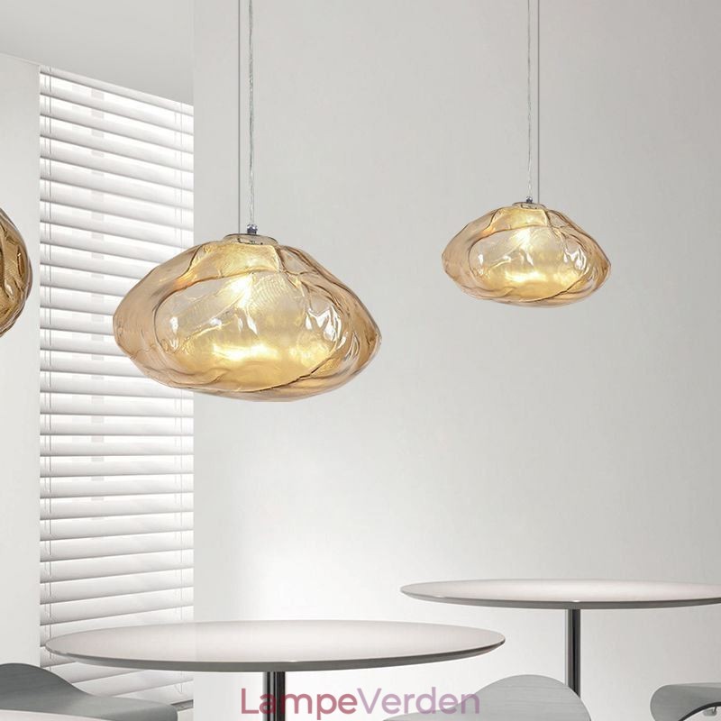 Creative Nordic Pendel Light Glass Chandelier Art Hanging Light