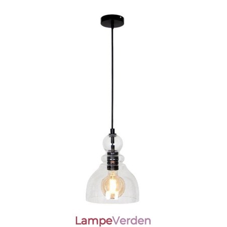 Moderne jern vedhængslampe Kalebass glas hængende lys Moderne jern vedhængslampe Kalebass glas hængende lys