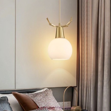 Moderne simpelt kobber pendant lys Gevir hængende lys Moderne simpelt kobber pendant lys Gevir hængende lys