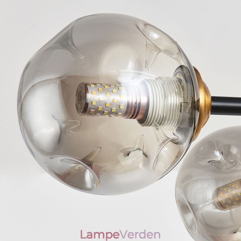 6 lys moderne glasloftslys Magic Bean lysarmatur