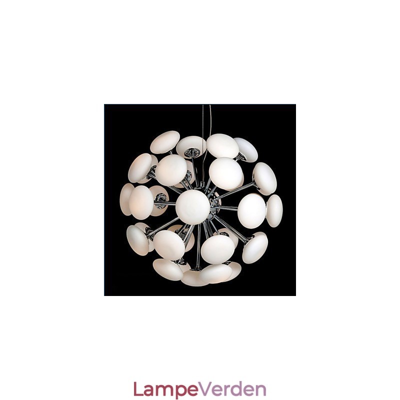 ModernYestaurant Lampe Enkel cirkulær glas kunst pendel europæisk stil