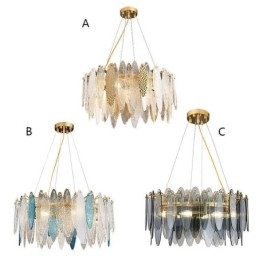 Moderne Elegant Pendel i glas