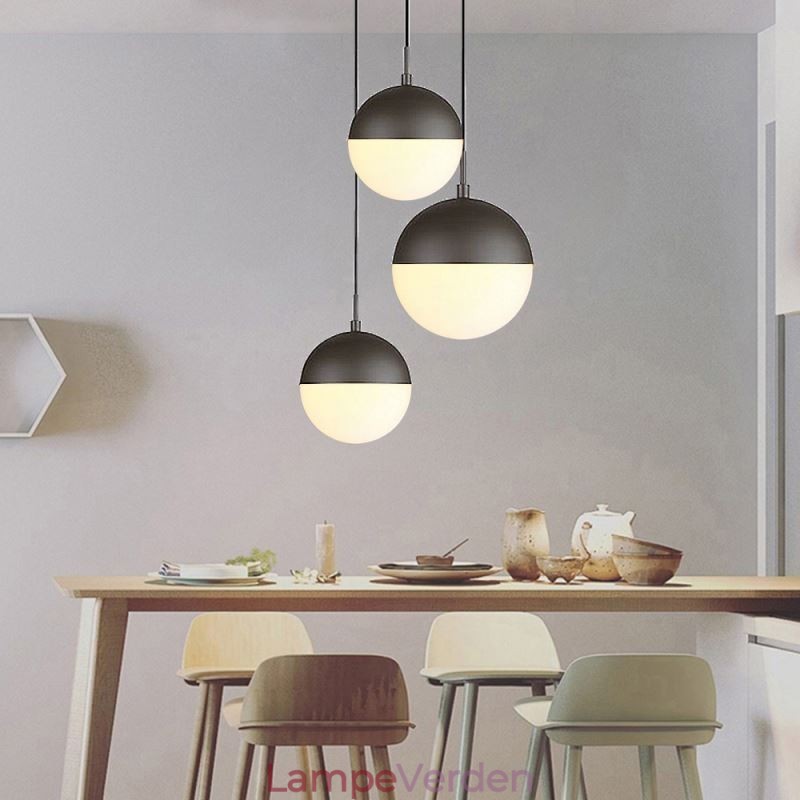 Moderne glaskugle vedhængslampe Island Ideas Lamp